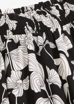 Sale bedrucktes Carmen-Kleid Damen Nachhaltigere Materialien|Kleider