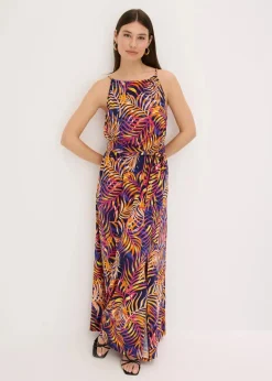 Discount bedrucktes Jerseykleid Damen Kleider|Bekleidung·Pullover & Strickjacken