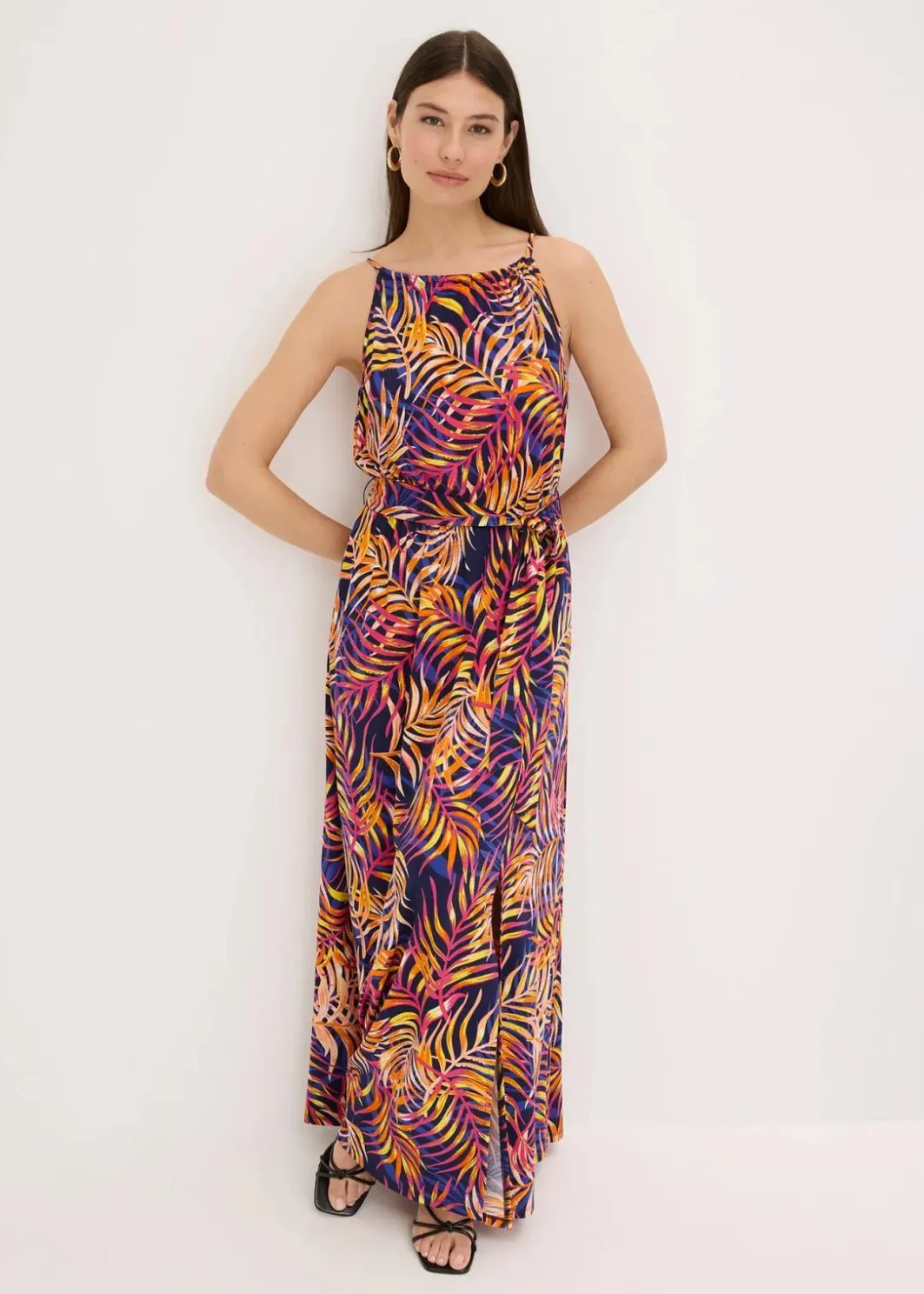 Discount bedrucktes Jerseykleid Damen Kleider|Bekleidung·Pullover & Strickjacken