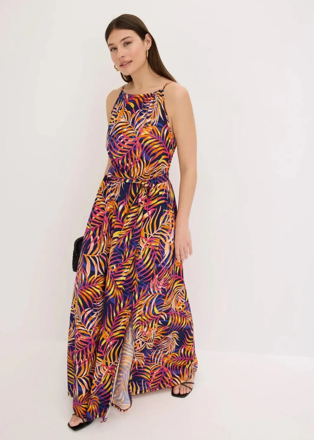 Discount bedrucktes Jerseykleid Damen Kleider|Bekleidung·Pullover & Strickjacken
