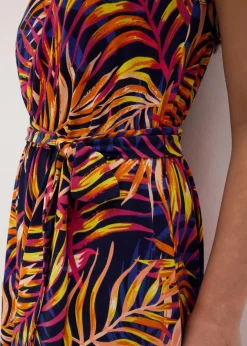 Discount bedrucktes Jerseykleid Damen Kleider|Bekleidung·Pullover & Strickjacken