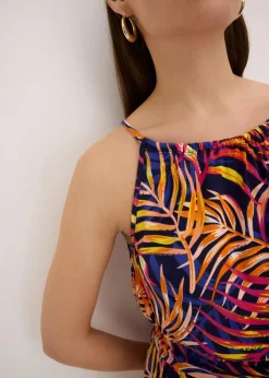 Discount bedrucktes Jerseykleid Damen Kleider|Bekleidung·Pullover & Strickjacken