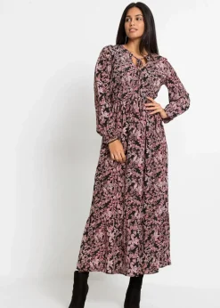 New Bedrucktes Maxikleid Damen Bekleidung·Pullover & Strickjacken|Nachhaltigere Materialien