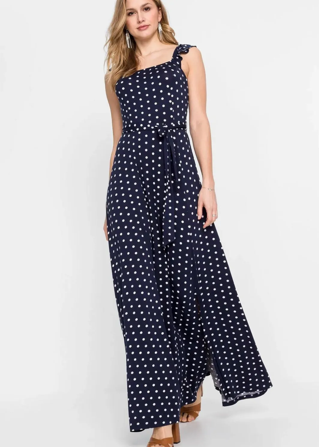 Damen bonprix Nachhaltigere Materialien|Kleider|Bedrucktes Maxikleid