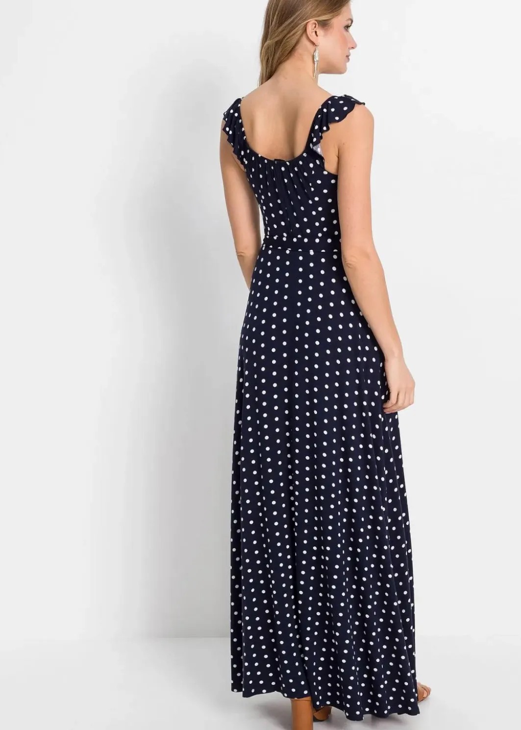 Damen bonprix Nachhaltigere Materialien|Kleider|Bedrucktes Maxikleid
