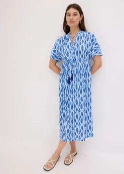 Damen bonprix Bekleidung·Pullover & Strickjacken|Kleider|bedrucktes Tunika-Kleid