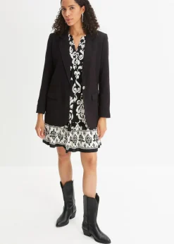 Sale bedrucktes Tunika-Kleid Damen Bekleidung·Pullover & Strickjacken|Kleider