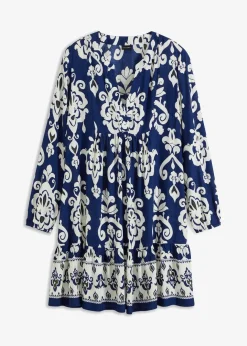 New bedrucktes Tunika-Kleid Damen Kleider|Bekleidung·Pullover & Strickjacken