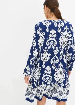 New bedrucktes Tunika-Kleid Damen Kleider|Bekleidung·Pullover & Strickjacken