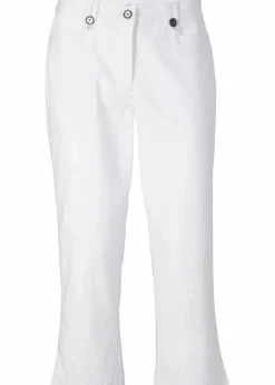 Damen bonprix Hosen|Bekleidung·Kleider|7/8-Bengalin-Hose mit Bequembund