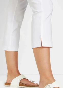 Damen bonprix Hosen|Bekleidung·Kleider|7/8-Bengalin-Hose mit Bequembund