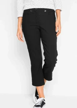 Damen bonprix Bekleidung·Kleider|Hosen|7/8-Bengalin-Hose mit Bequembund