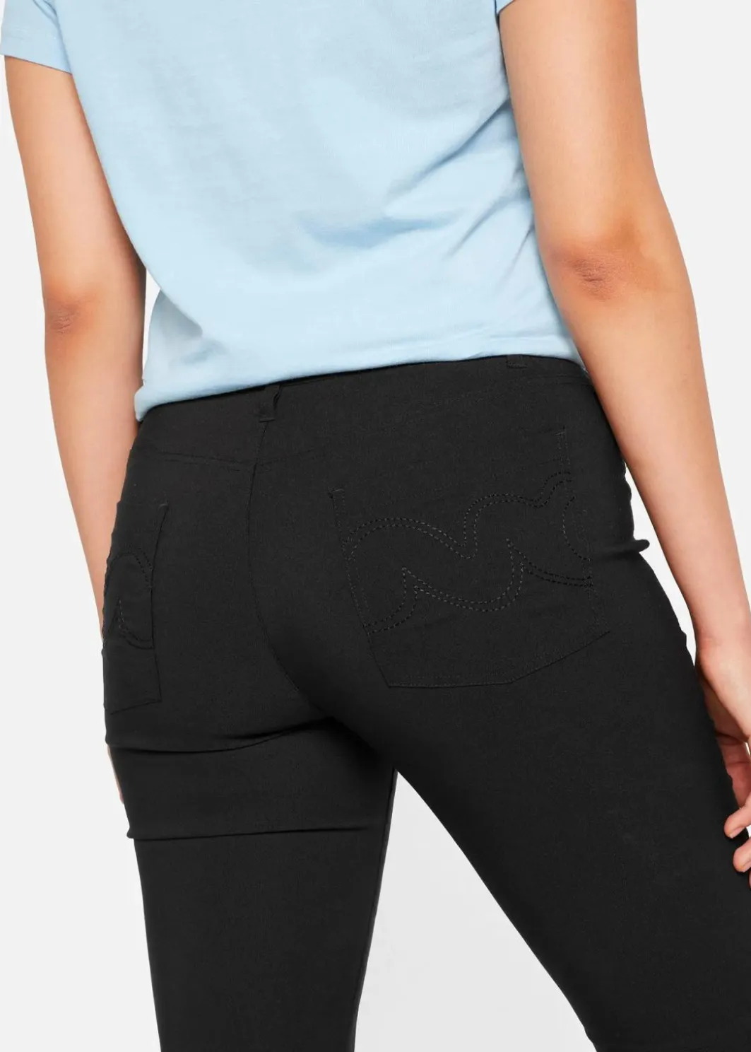 New Bengalin-Stretch-Hose, Bootcut Damen Kurzgrößen|Bekleidung·Kleider