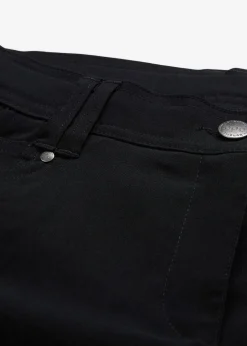 Damen bonprix Bekleidung·Kleider|Hosen|Bengalin-Stretch-Hose mit Bequembund, Straight