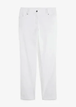 New Bengalin-Stretch-Hose mit Bequembund, Straight Damen Hosen|Bekleidung·Kleider