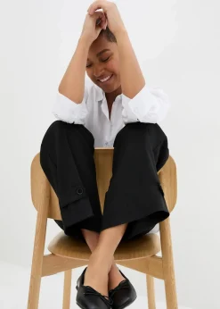 New Bengalin-Stretch-Hose mit Bequembund Damen Hosen|Kurzgrößen
