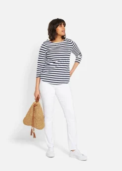 Sale Bengalin-Stretch-Hose, Straight Damen Hosen|Bekleidung·Kleider