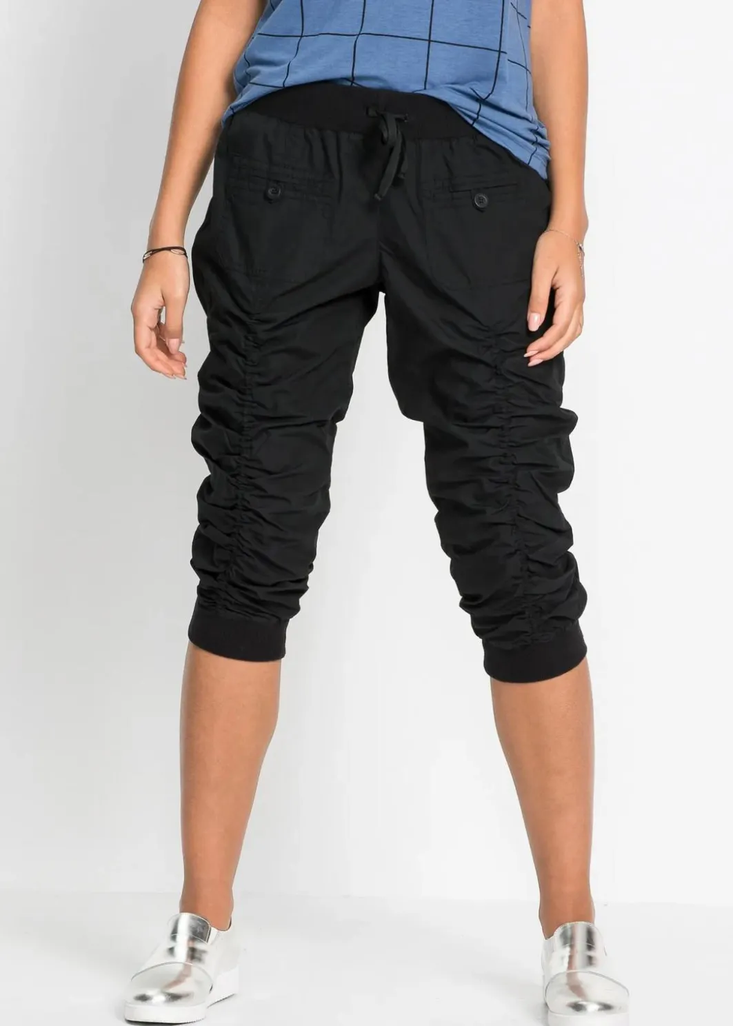 Damen bonprix Hosen|Bekleidung·Kleider|Bequeme Capri-Hose