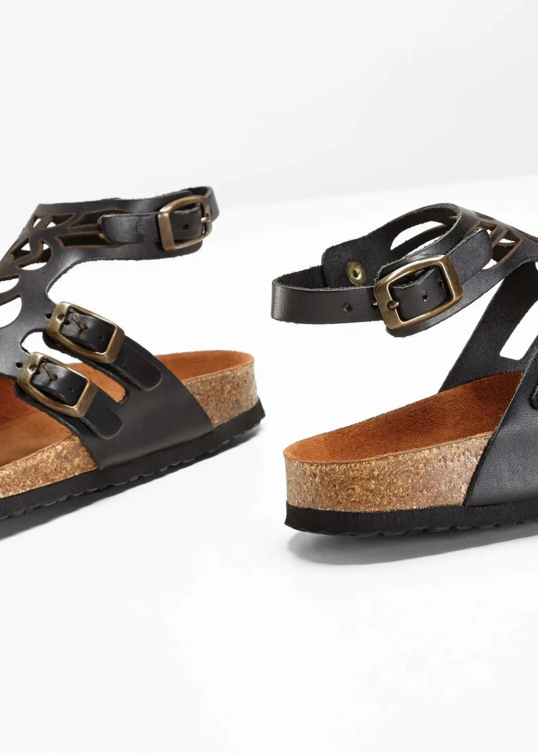 Discount Bequeme Sandale aus Leder Damen Strandmode|Sommerschuhe