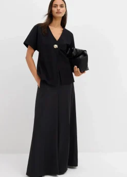 Best Bequeme Weste mit Zierknopf aus Punto di Roma Damen Bekleidung·Blusen & Tuniken|Bekleidung·Hosen