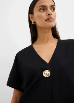 Best Bequeme Weste mit Zierknopf aus Punto di Roma Damen Bekleidung·Blusen & Tuniken|Bekleidung·Hosen