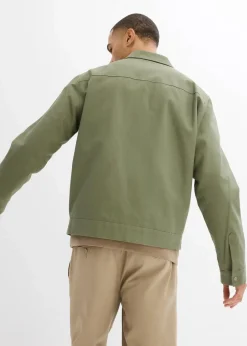 Herren bonprix Große Größen|Jacken & Mäntel|Übergangsjacke aus reiner Baumwolle
