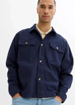 Hot Übergangsjacke aus Twill-Qualität, Loose Fit Herren Große Größen|Jacken & Mäntel