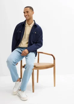 Hot Übergangsjacke aus Twill-Qualität, Loose Fit Herren Große Größen|Jacken & Mäntel