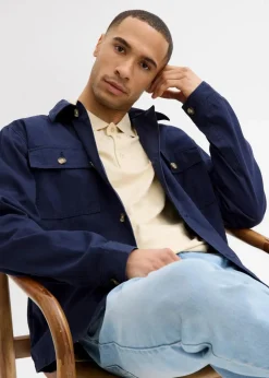 Hot Übergangsjacke aus Twill-Qualität, Loose Fit Herren Große Größen|Jacken & Mäntel