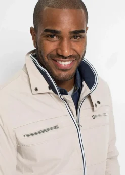 Herren bonprix Große Größen|Jacken & Mäntel|Übergangsjacke in Blousonform mit Stehkragen