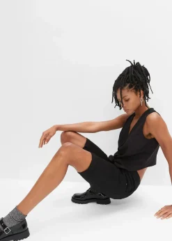 Online Bermuda aus elastischem Baumwoll-Mix Damen Bekleidung·Outdoorbekleidung|Bekleidung·Kleider