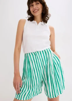 Damen bonprix Hosen|Shorts|Bermuda aus fließender Viscose