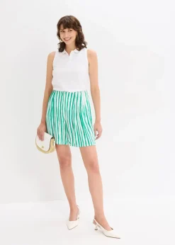 Damen bonprix Hosen|Shorts|Bermuda aus fließender Viscose