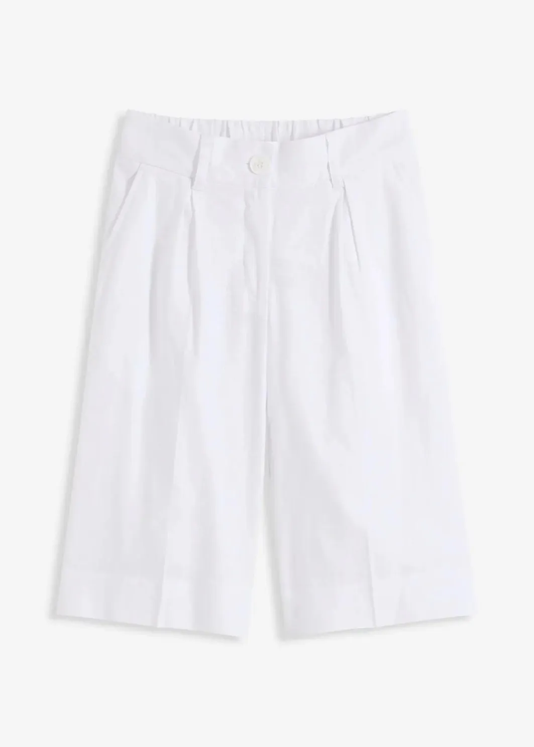 Damen bonprix Hosen|Shorts|Bermuda aus Leinen-Mix
