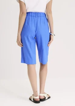 Damen bonprix Bekleidung·Outdoorbekleidung|Bekleidung·Kleider|Bermuda aus Leinen-Mix