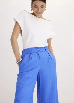 Damen bonprix Bekleidung·Outdoorbekleidung|Bekleidung·Kleider|Bermuda aus Leinen-Mix