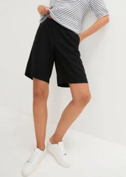 Damen bonprix Bekleidung·Outdoorbekleidung|Bekleidung·Kleider|Bermuda aus Leinen-Viskose Mischung