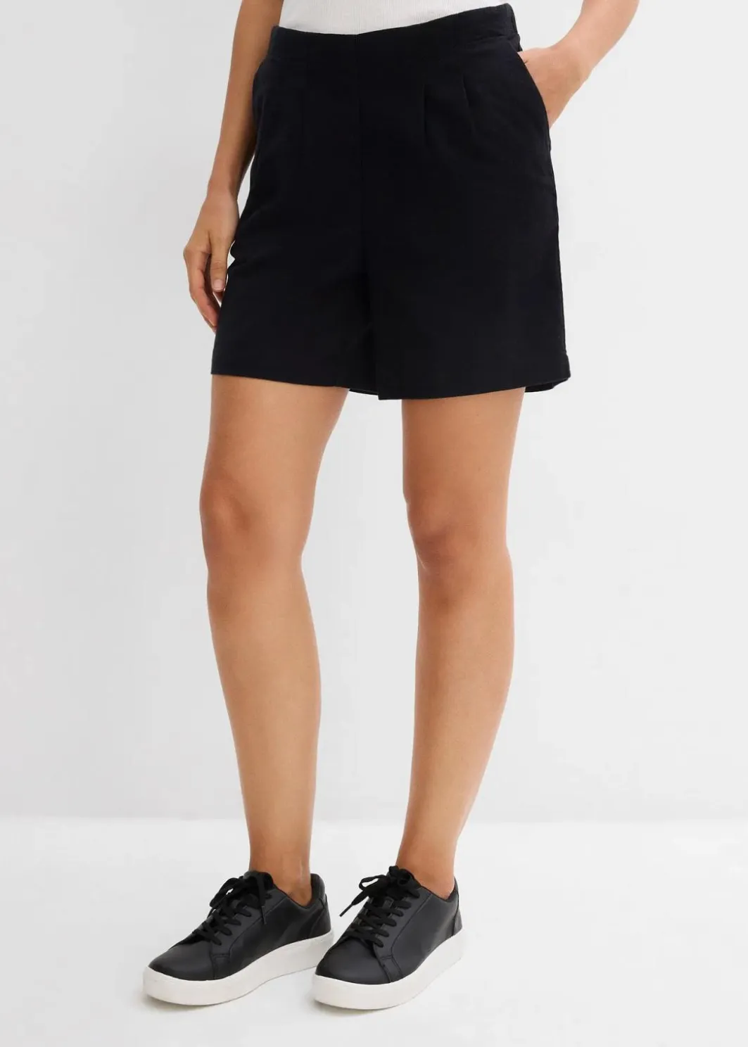 Outlet Bermuda aus reiner Baumwolle Damen Hosen|Shorts