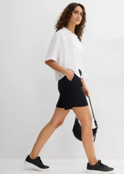 Outlet Bermuda aus reiner Baumwolle Damen Hosen|Shorts