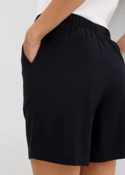 Outlet Bermuda aus reiner Baumwolle Damen Hosen|Shorts