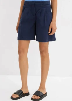 Damen bonprix Bekleidung·Outdoorbekleidung|Bekleidung·Kleider|Bermuda aus reiner Baumwolle