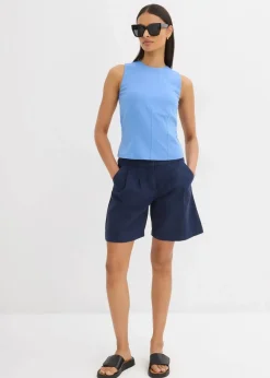 Damen bonprix Bekleidung·Outdoorbekleidung|Bekleidung·Kleider|Bermuda aus reiner Baumwolle