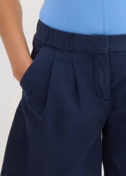 Damen bonprix Bekleidung·Outdoorbekleidung|Bekleidung·Kleider|Bermuda aus reiner Baumwolle