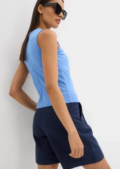 Damen bonprix Bekleidung·Outdoorbekleidung|Bekleidung·Kleider|Bermuda aus reiner Baumwolle