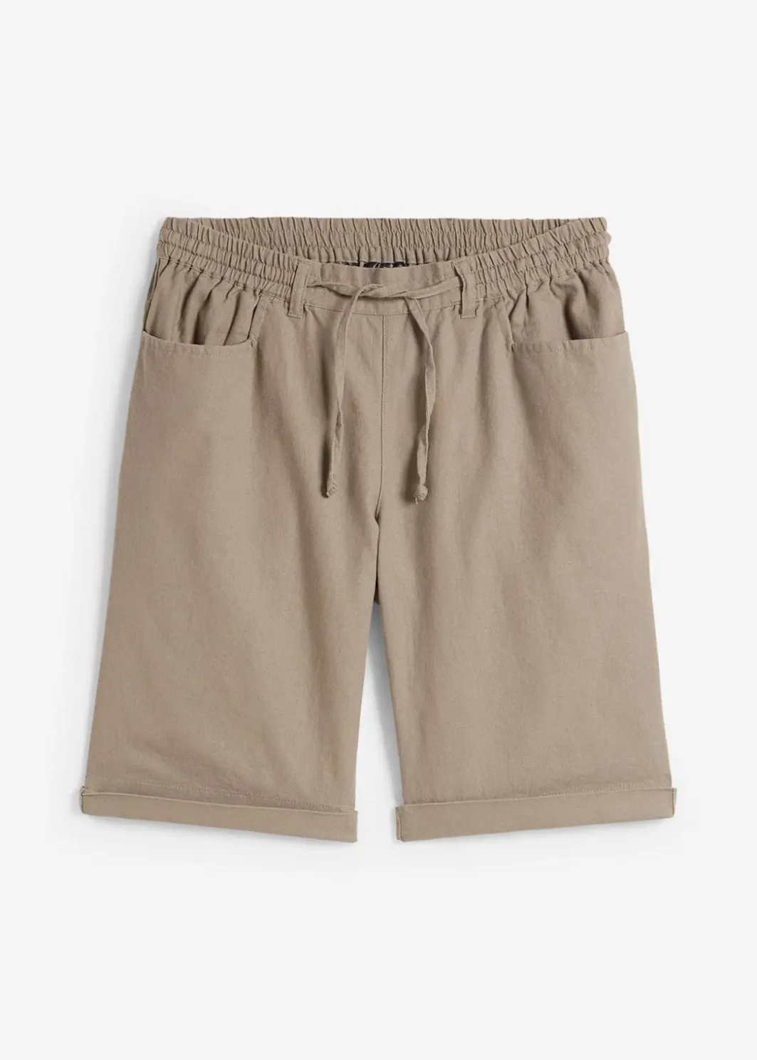 Damen bonprix Bekleidung·Outdoorbekleidung|Bekleidung·Kleider|Bermuda mit Leinen