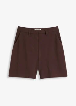 Outlet Bermuda Shorts mit Abnähern Damen Hosen|Shorts