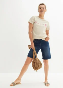 Hot Besticktes T-Shirt Damen Shirts & Tops|Nachhaltigere Materialien