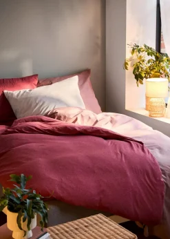 bonprix Bettwäsche|Bettwäsche in Leinenoptik