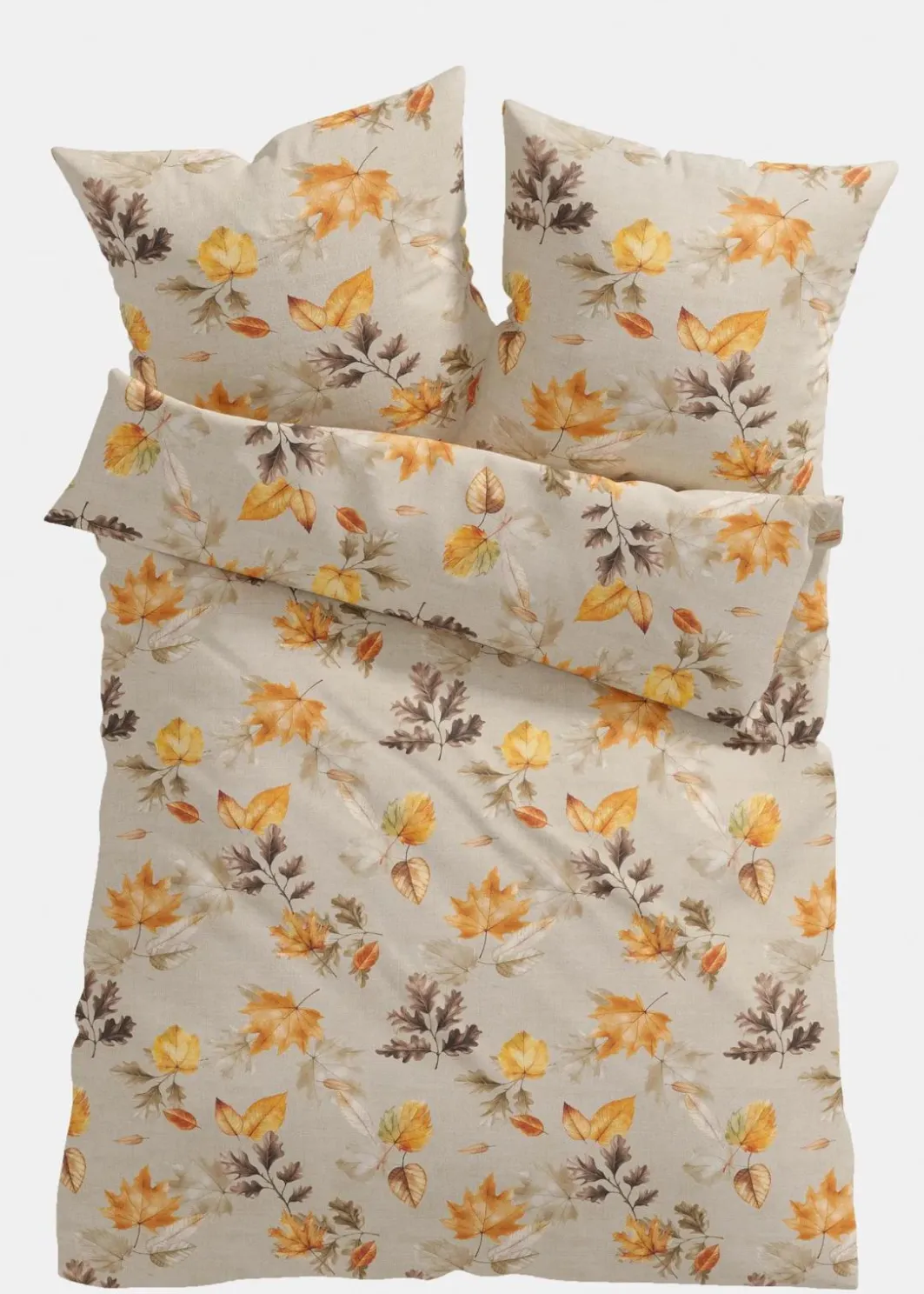 bonprix Bettwäsche|Bettwäsche mit Herbst Design