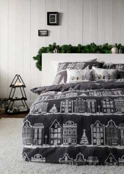 Hot Bettwäsche mit Häusern Bettwäsche|Weihnachtsdeko & -Textilien·Bettwäsche